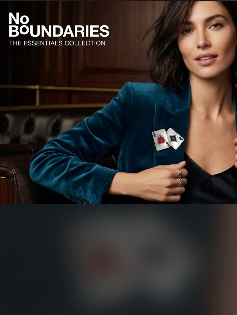 No Boundaries Playing Card & Star Brooch Set (4)